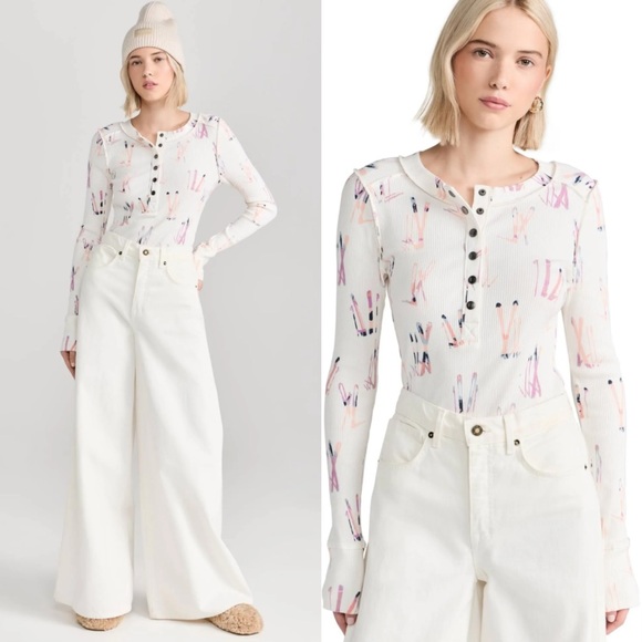 FP Movement by Free People Tops - Free people Rally Layer printed pullover